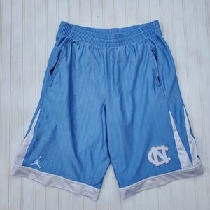 Air Jordan North Carolina Tar Heels Shorts Mens Small Blue NCAA Basketball‎